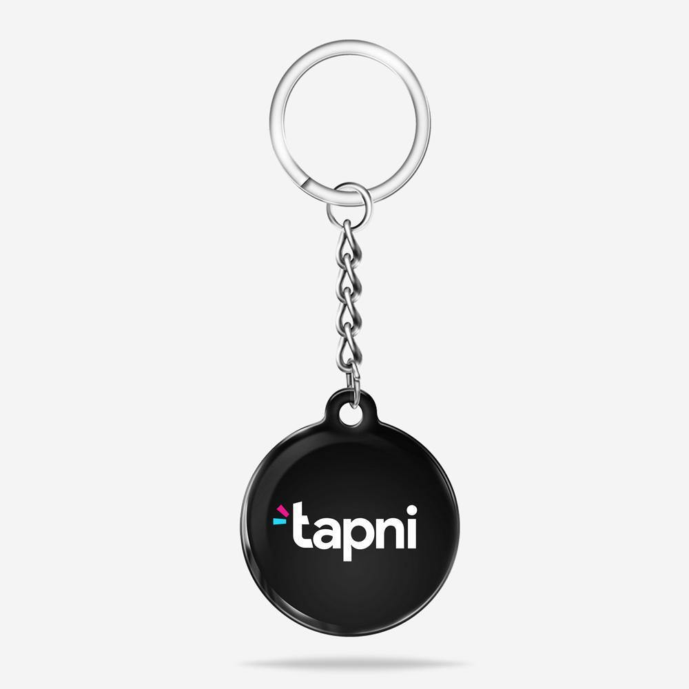 NFC Tapni Black Keychain