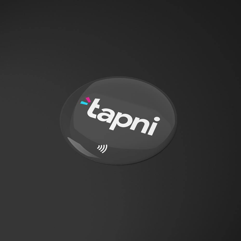 Tapni NFC Sticker Grey