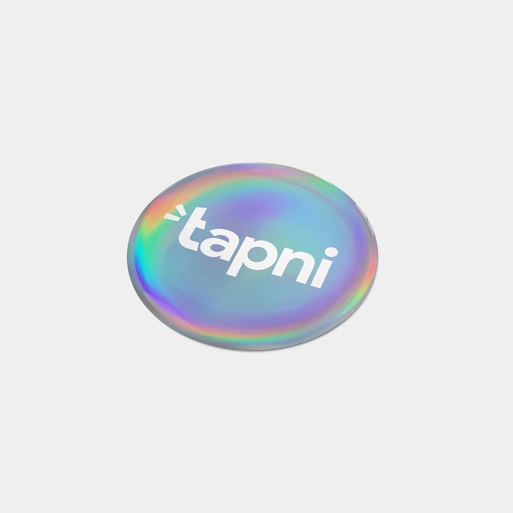 Tapni NFC Sticker Prisma Hologram